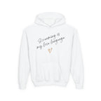 “Screaming Is My Love Language” Youth Hoodie
