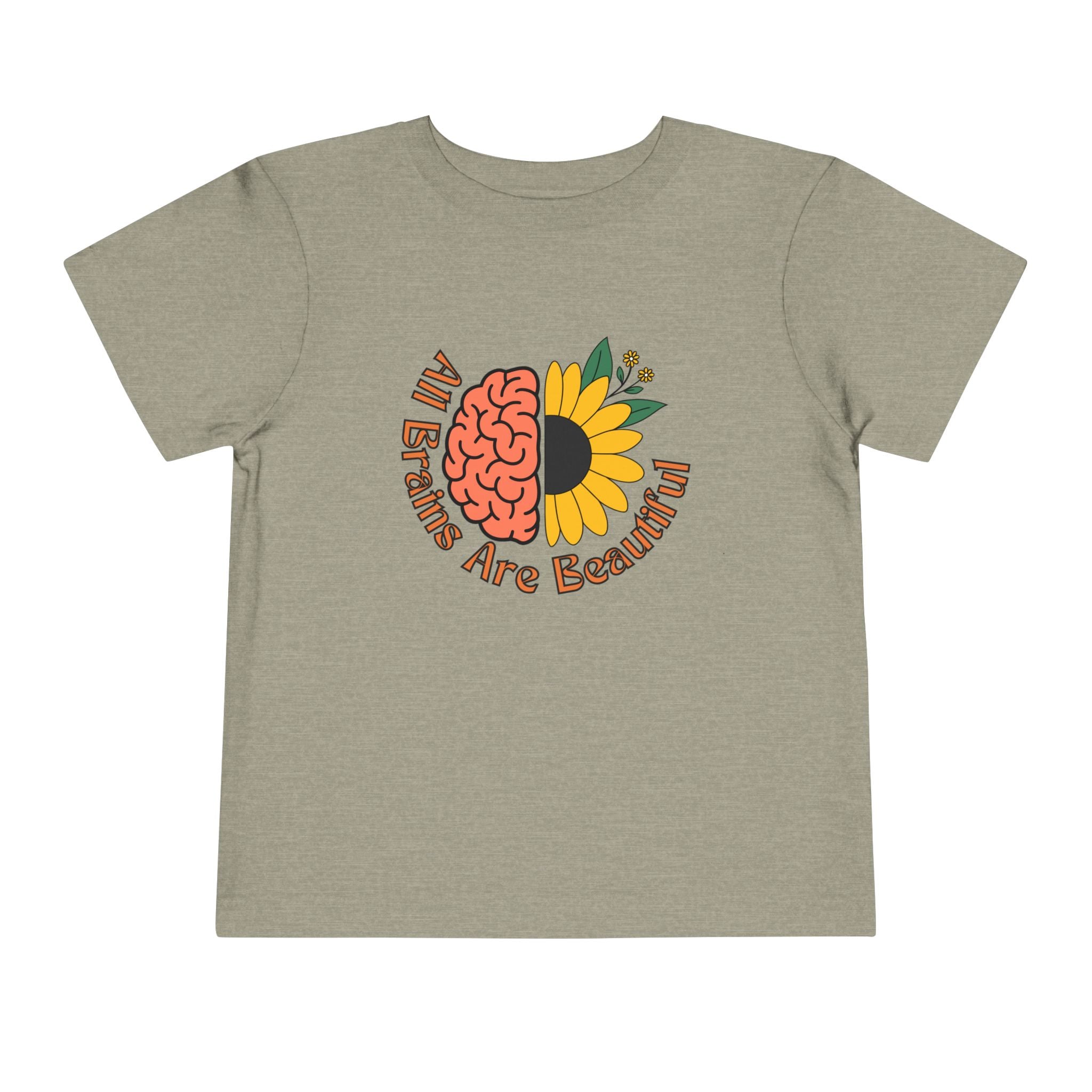 “All Brains Are Beautiful” Toddler Tee