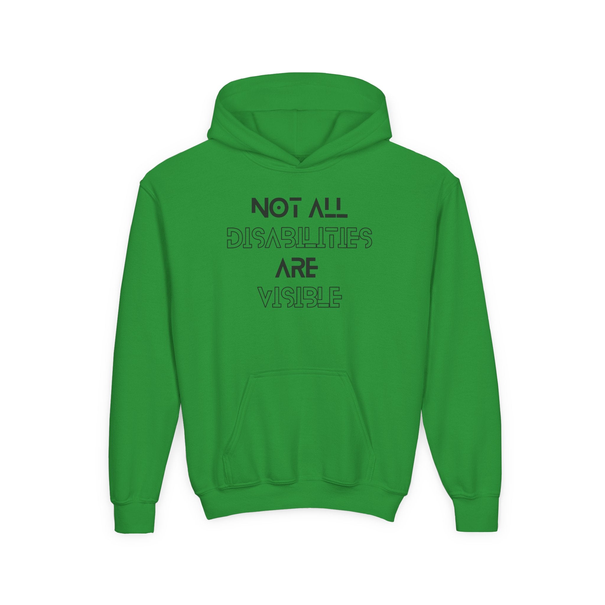 “Not All Disabilities Are Visible” Youth Hoodie