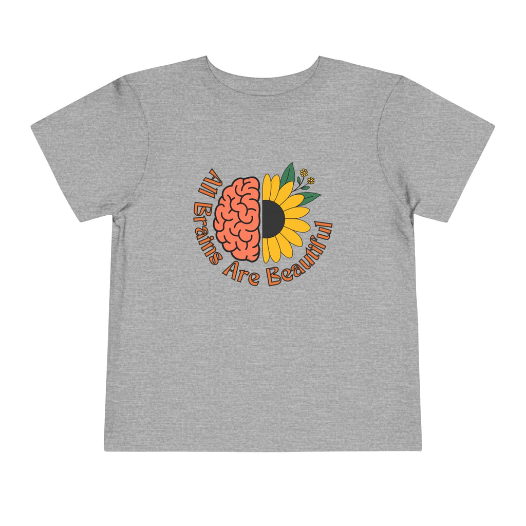 “All Brains Are Beautiful” Toddler Tee