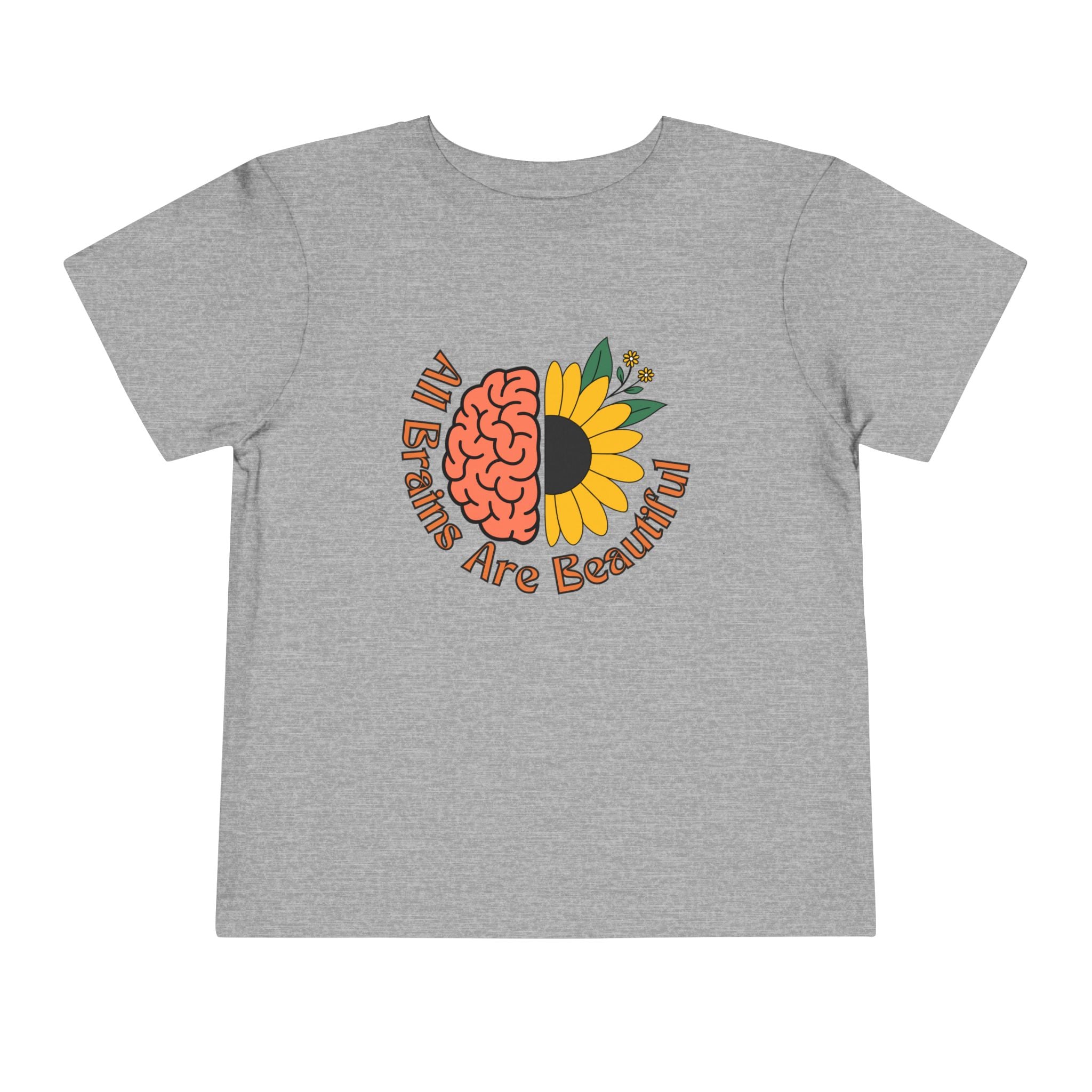 “All Brains Are Beautiful” Toddler Tee