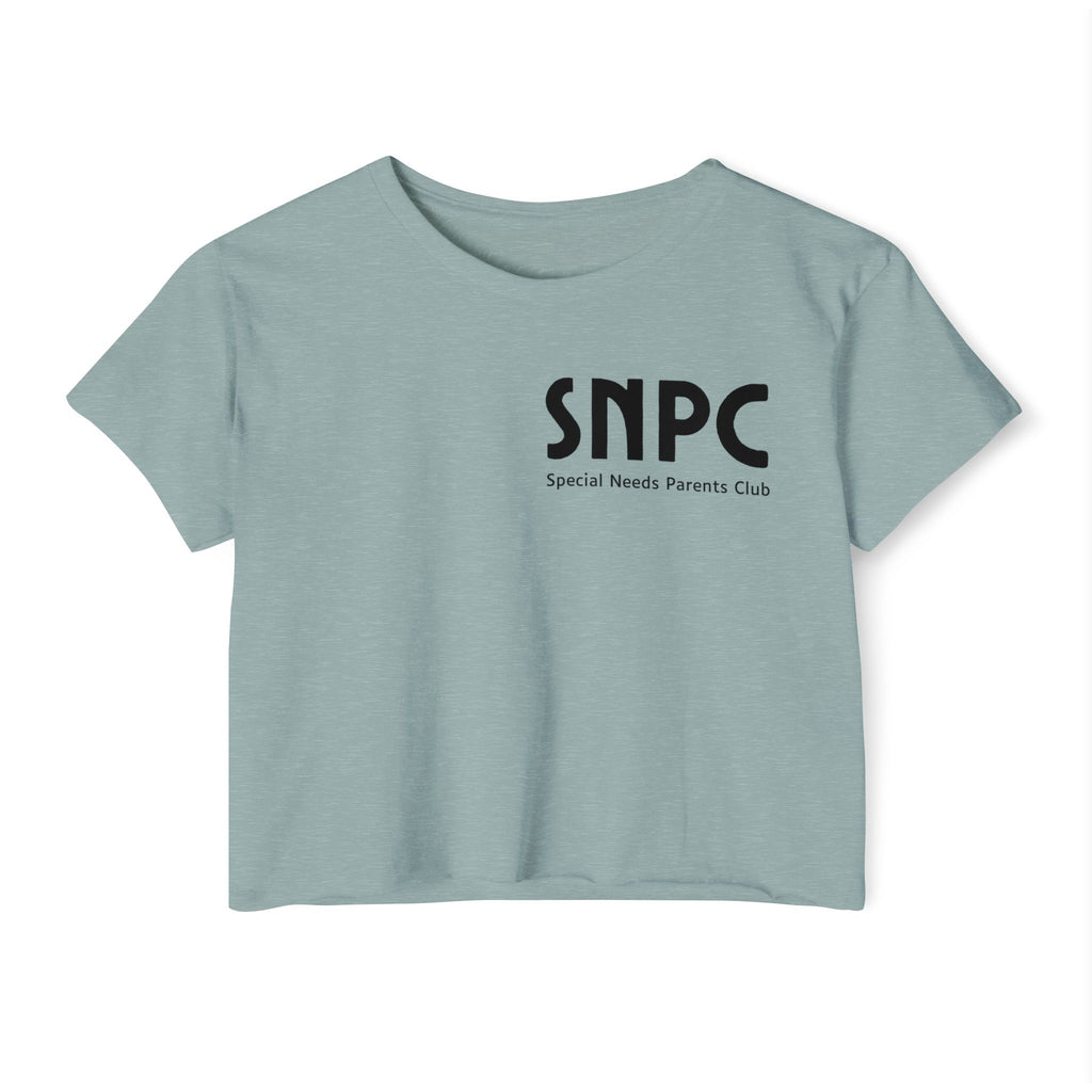 “Coffee, Therapies & IEP’s, Special Needs Mama” Women’s Crop Top