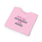 "Not All Disabilities Are Visible" Toddler Sweater