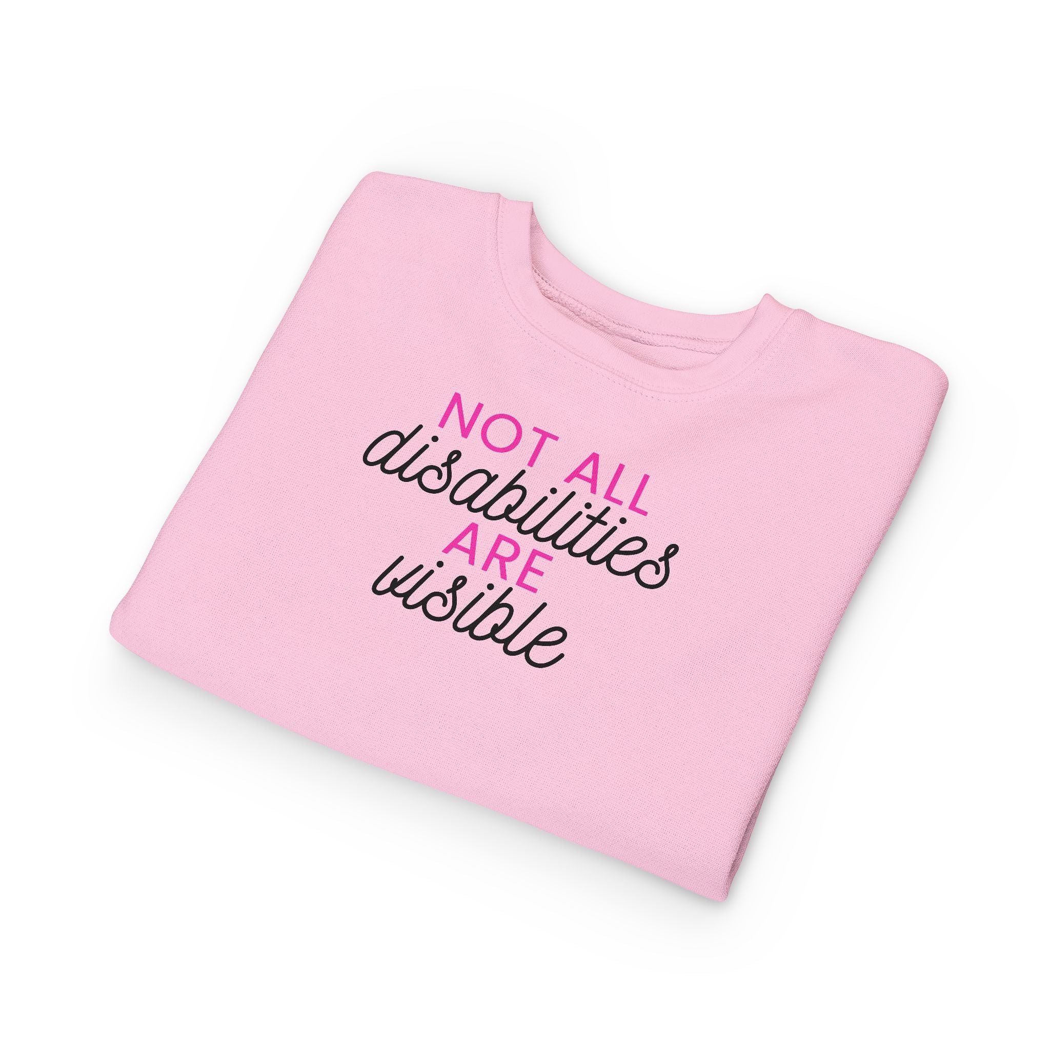 "Not All Disabilities Are Visible" Toddler Sweater