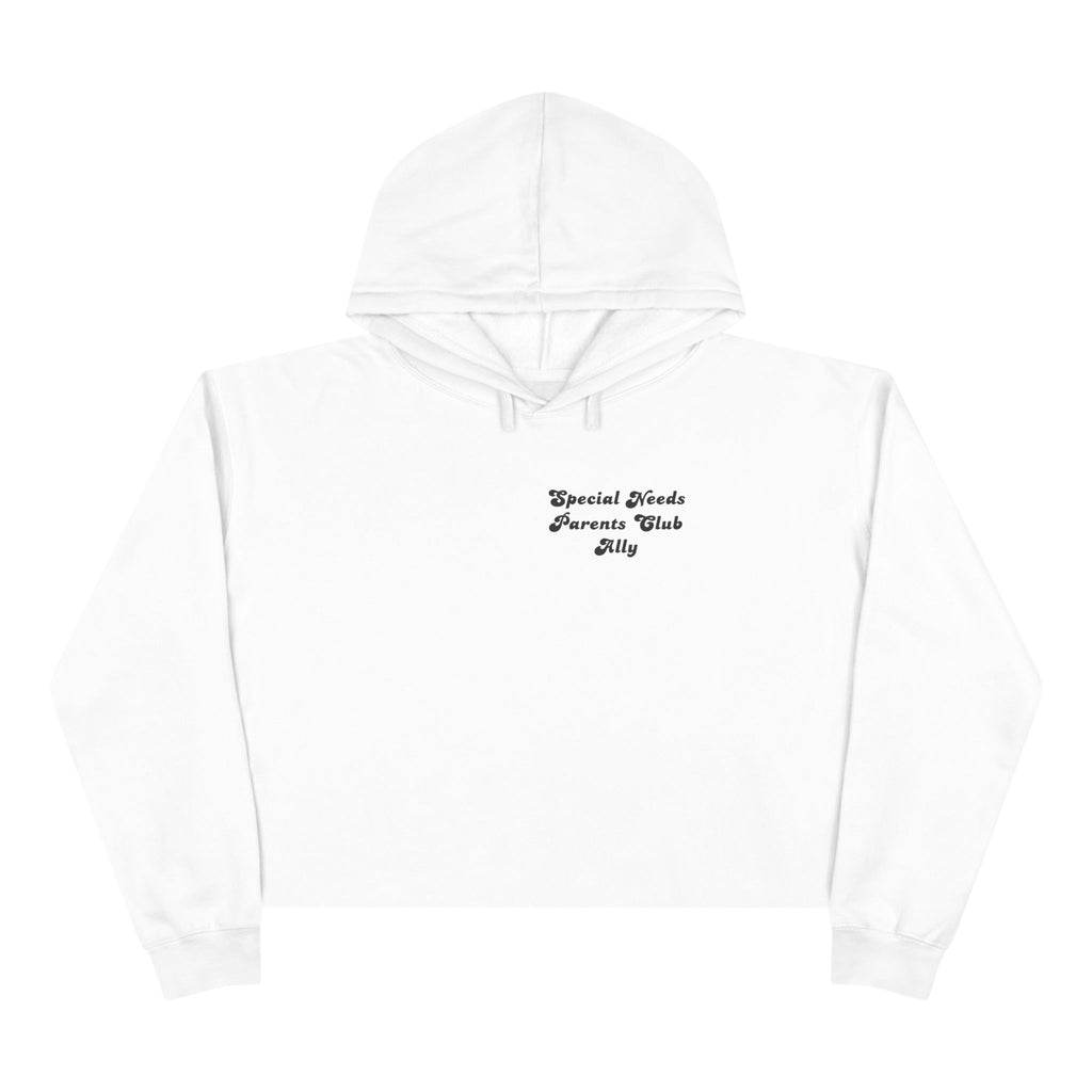 “It Takes A Village, SNPC Ally” Women’s Cropped Hoodie