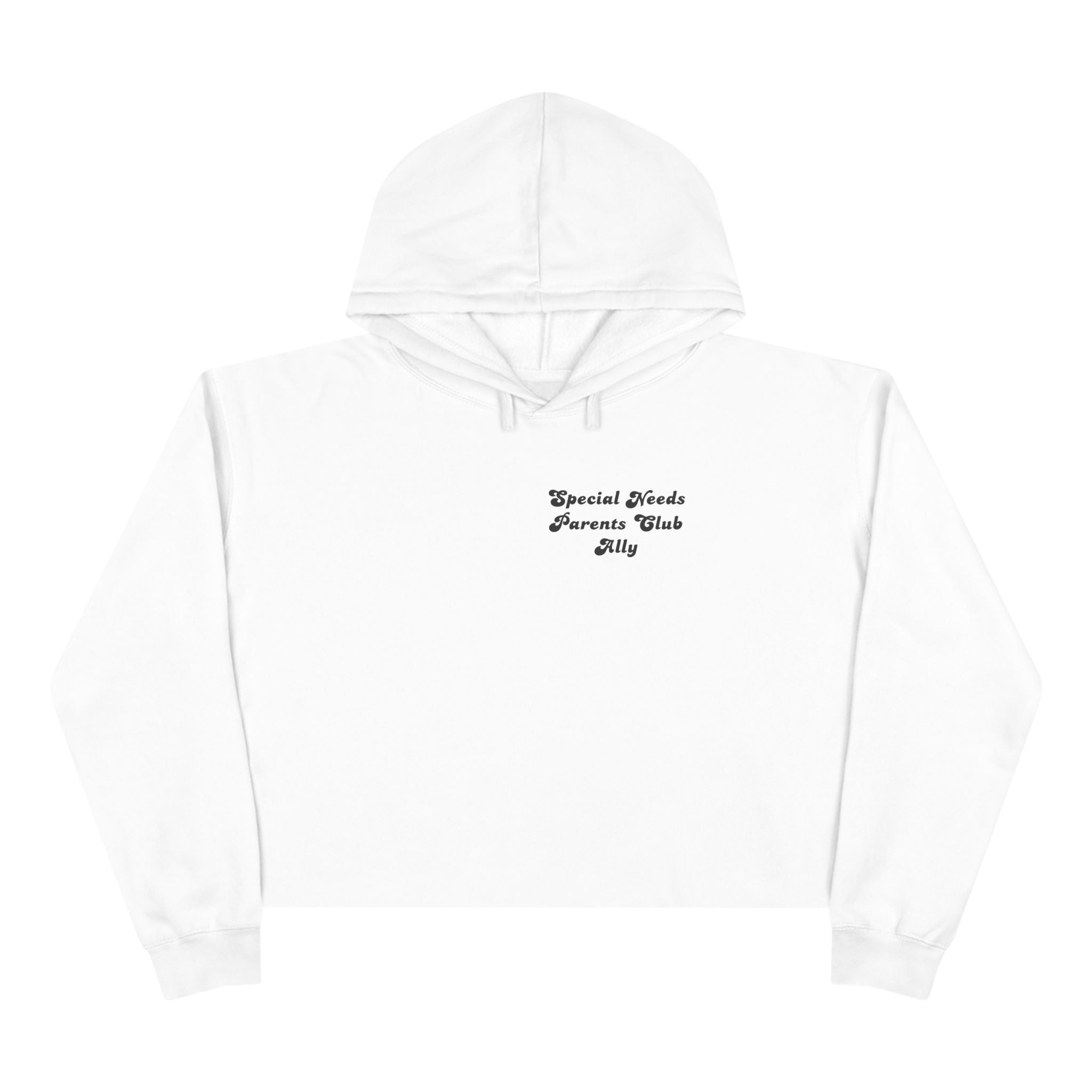 “It Takes A Village, SNPC Ally” Women’s Cropped Hoodie