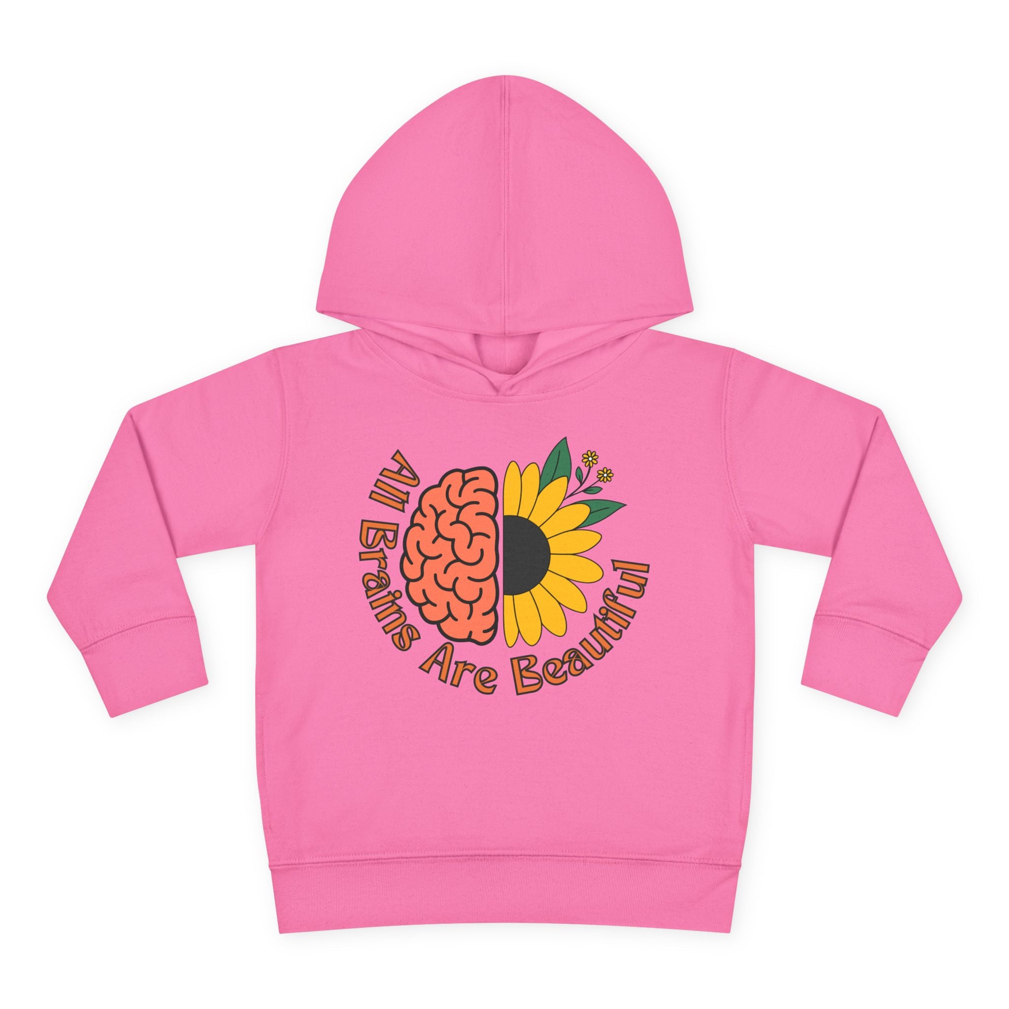 “All Brains Are Beautiful” Toddler Hoodie