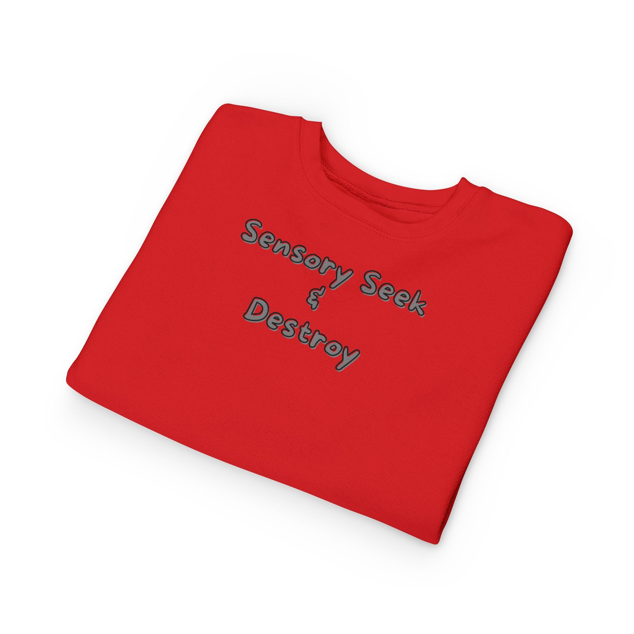 “Sensory Seek & Destroy” Toddler Sweater