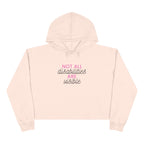 “Not All Disabilities Are Visible” Women’s Cropped Hoodie