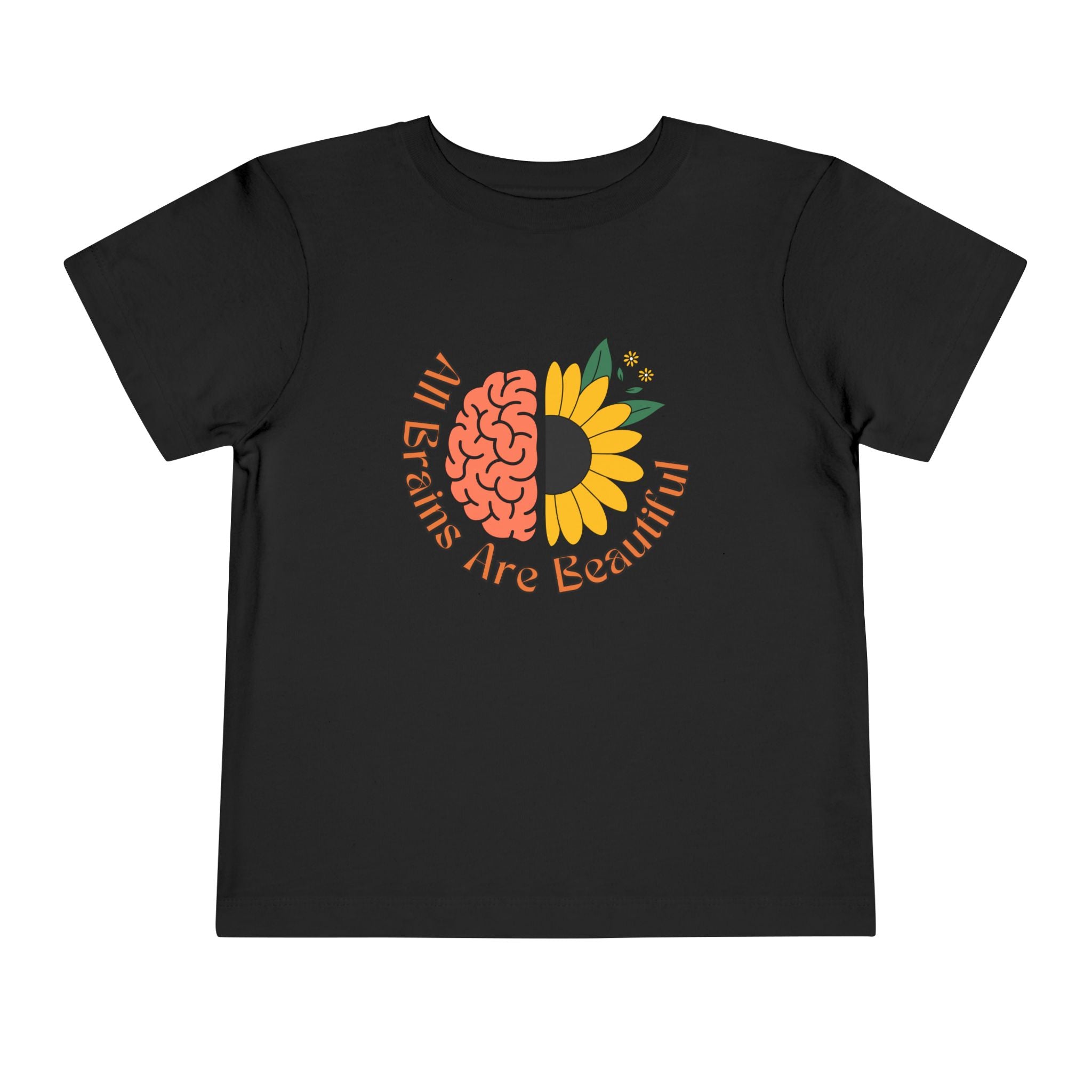 “All Brains Are Beautiful” Toddler Tee