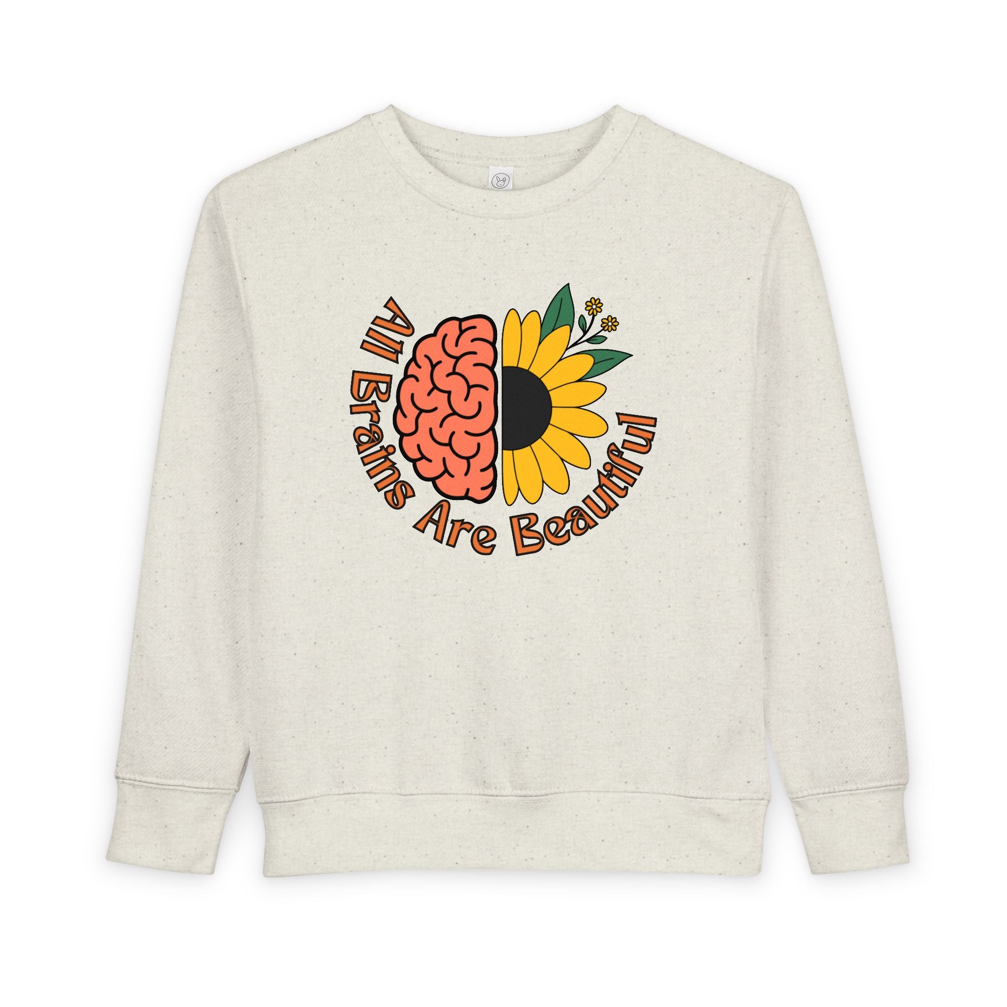 “All Brains Are Beautiful” Toddler Sweater