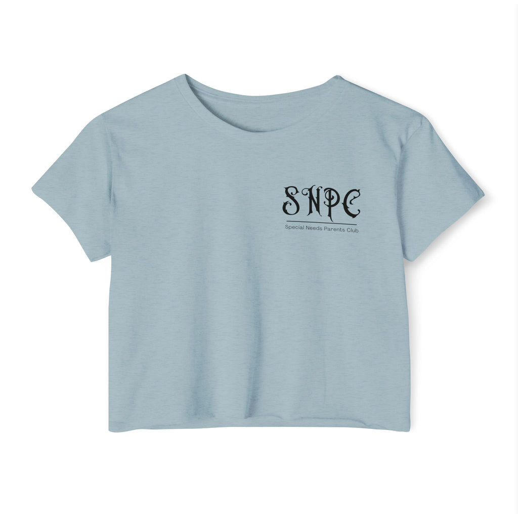 “All Abilities Rock” SNPC Women’s Crop Top