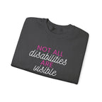 “Not All Disabilities Are Visible” Women’s Sweater