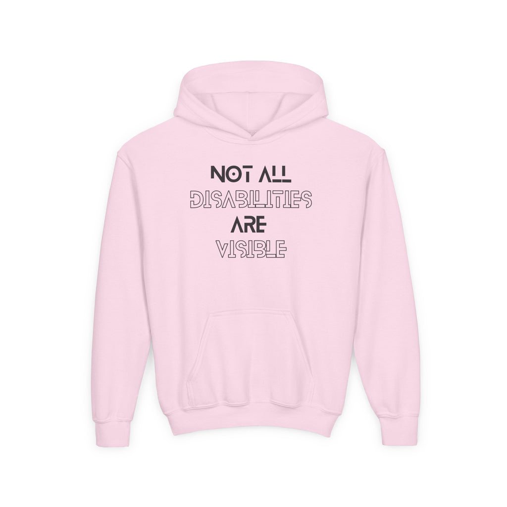 “Not All Disabilities Are Visible” Youth Hoodie
