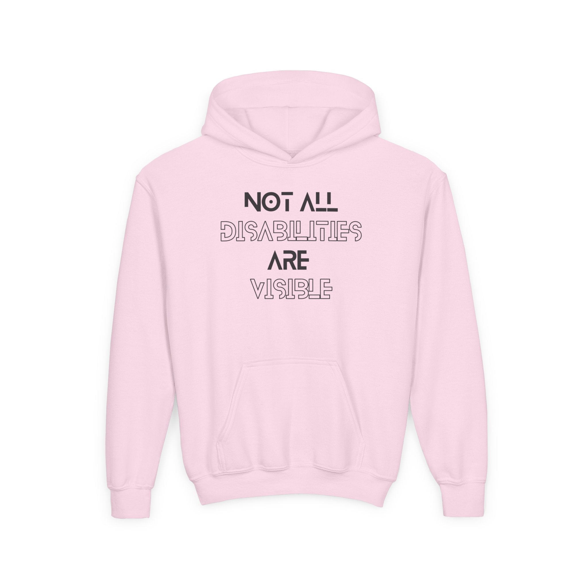 “Not All Disabilities Are Visible” Youth Hoodie