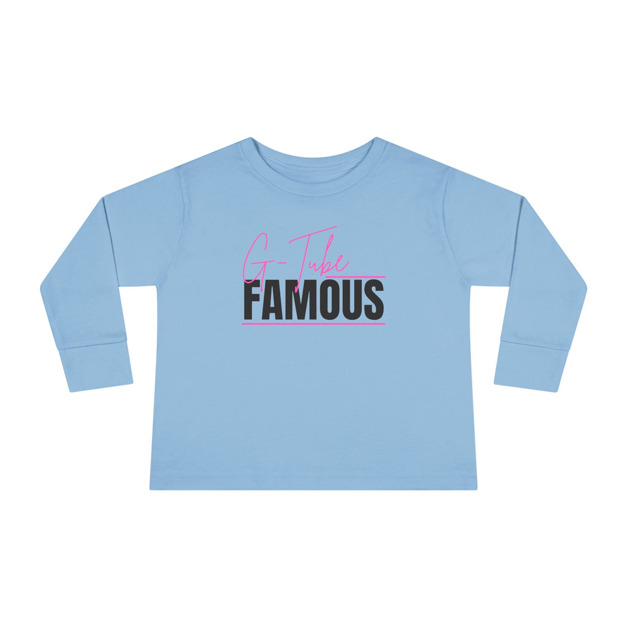 “G-Tube Famous” Toddler Long Sleeve