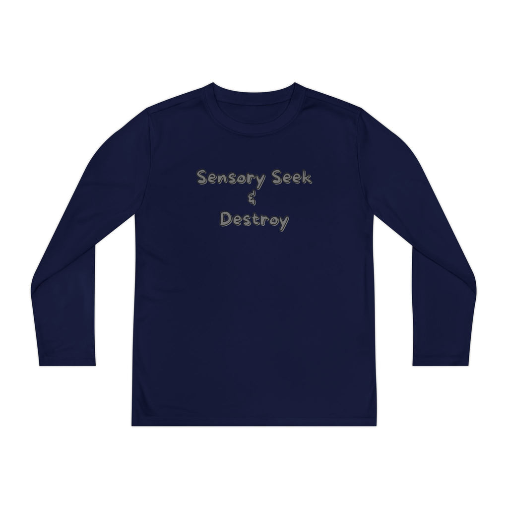 "Sensory Seek & Destroy" Youth Long Sleeve