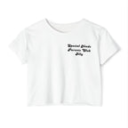 “It Takes A Village, SNPC Ally” Women’s Crop Top