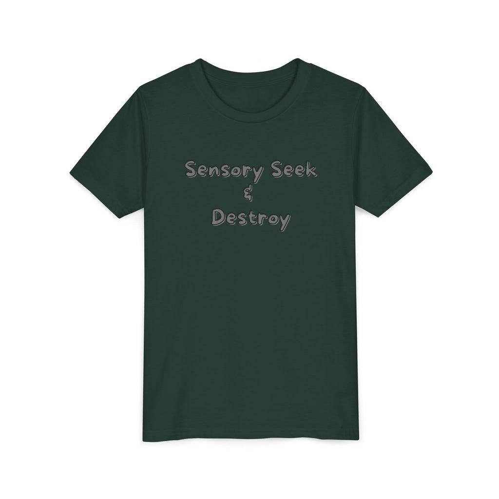 “Sensory Seek & Destroy” Youth Tee