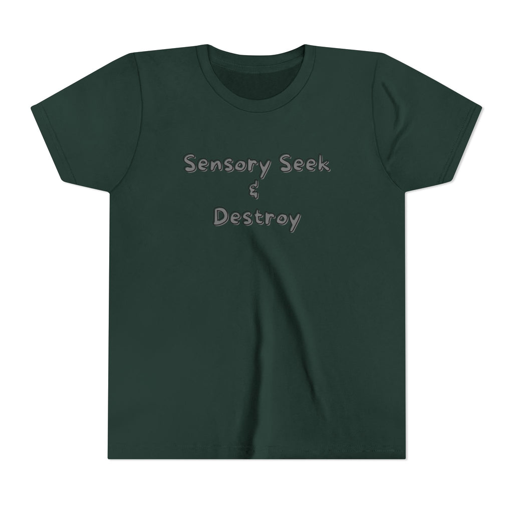 “Sensory Seek & Destroy” Youth Tee
