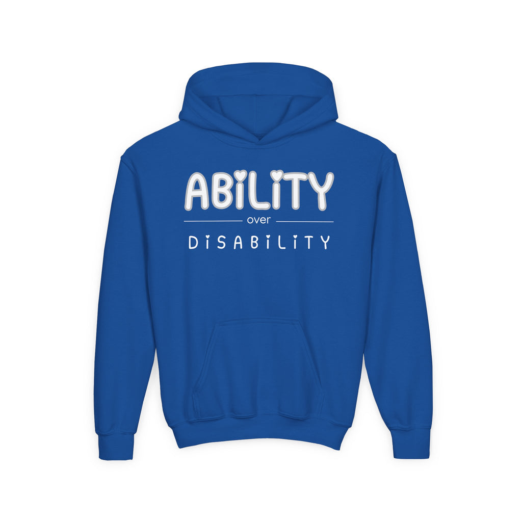 “Ability Over Disability” Youth Hoodie
