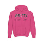 “Ability Over Disability” Youth Hoodie