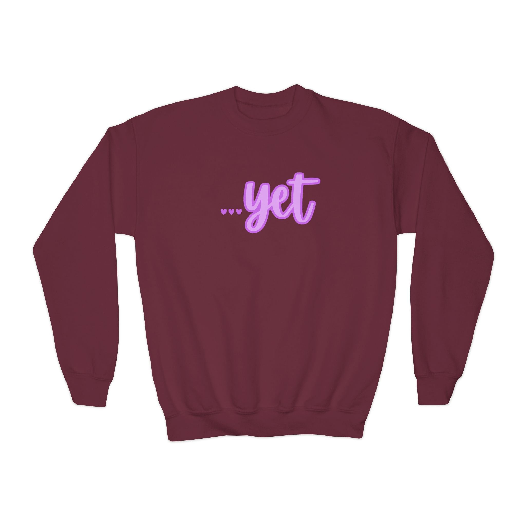 "The Power Of ...Yet (Hearts)" Youth Sweater