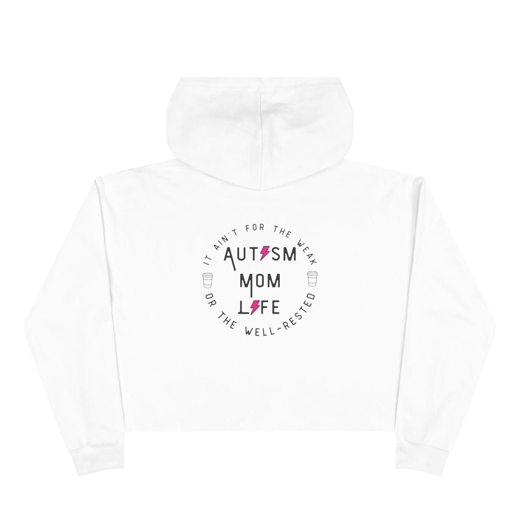 “Autism Mom Life” Women’s Cropped Hoodie