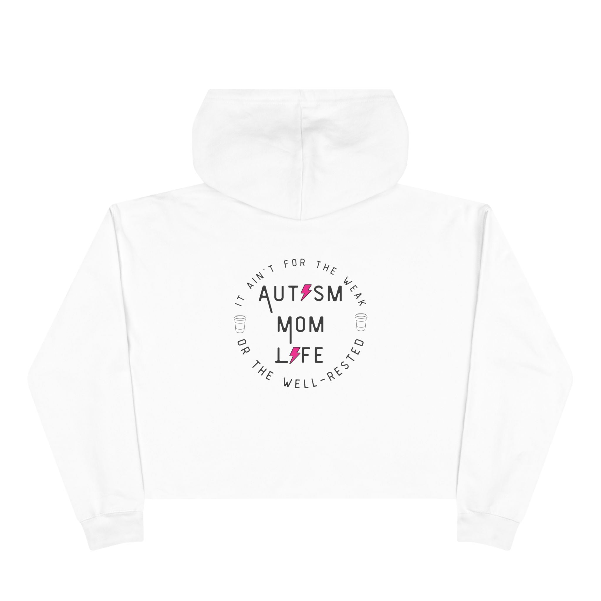 “Autism Mom Life” Women’s Cropped Hoodie