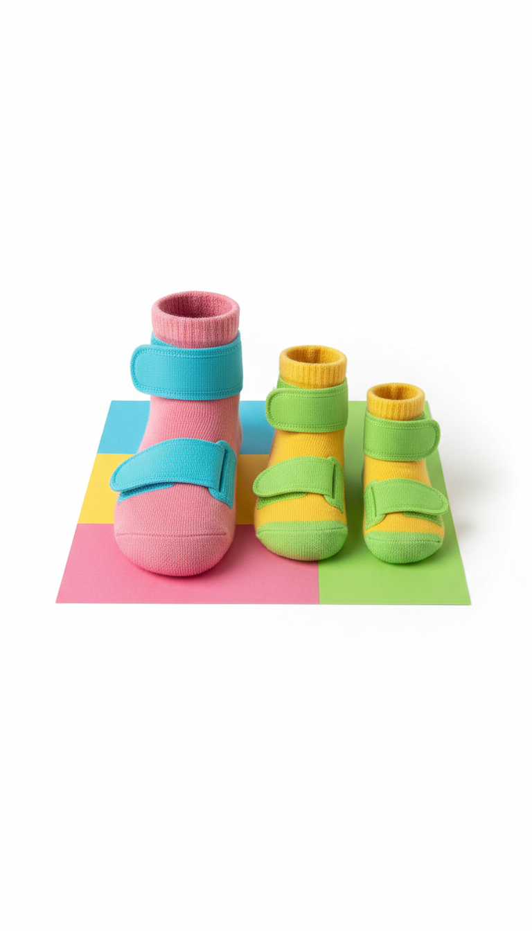 Velcro-Access Ankle Socks Duo Pack