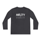 “Ability Over Disability” Youth Long Sleeve