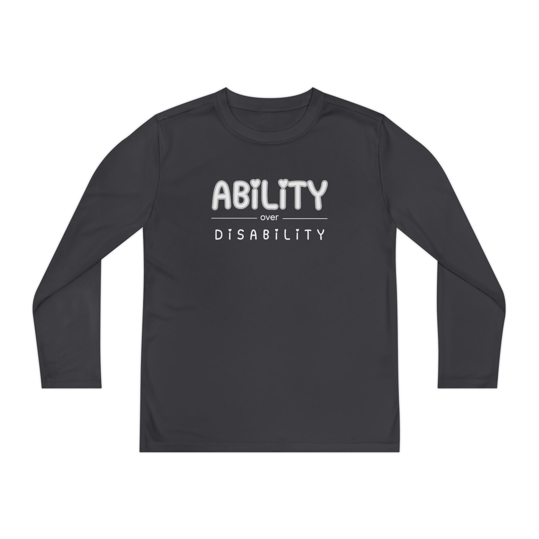 “Ability Over Disability” Youth Long Sleeve