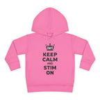 “Keep Calm & Stim On” Toddler Hoodie