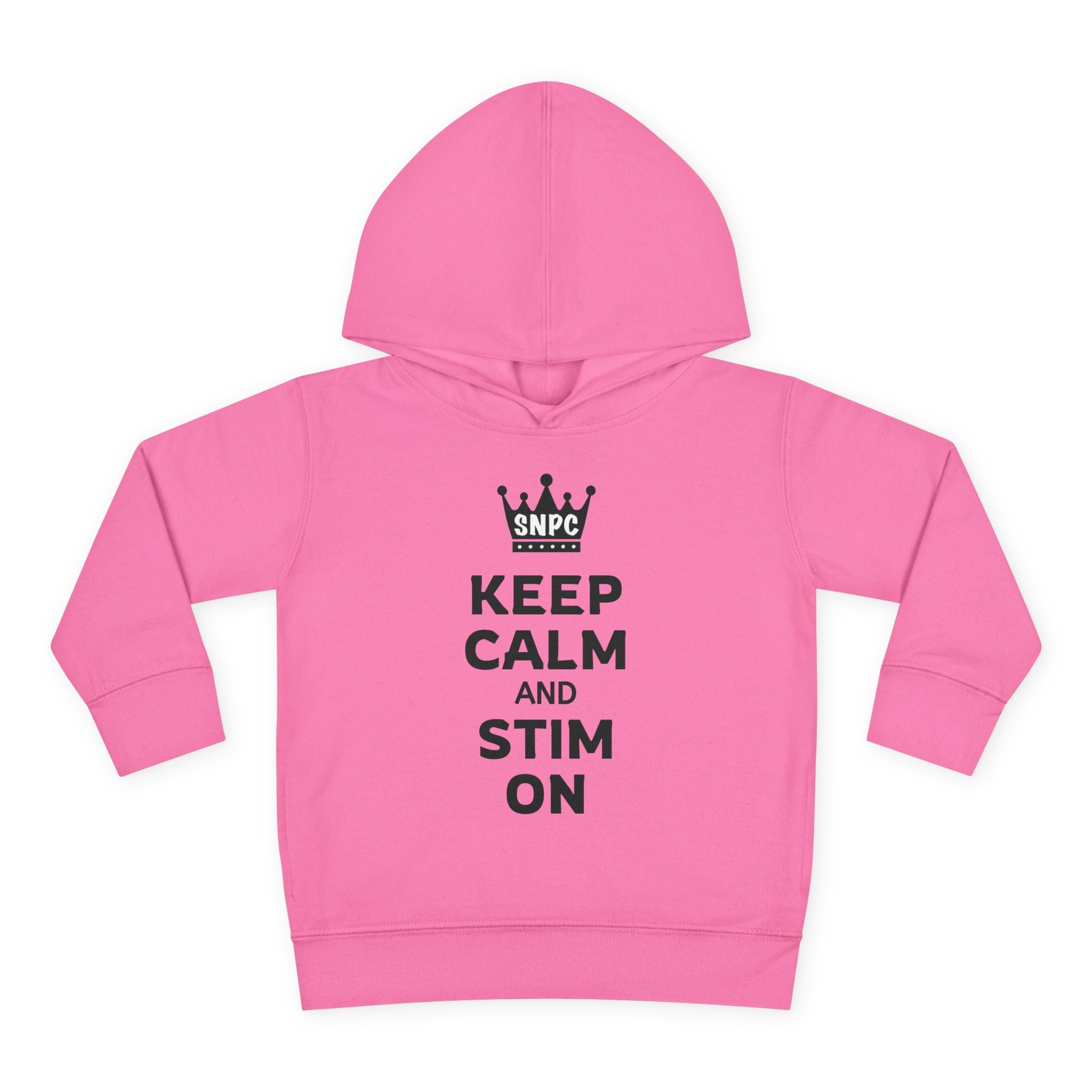“Keep Calm & Stim On” Toddler Hoodie