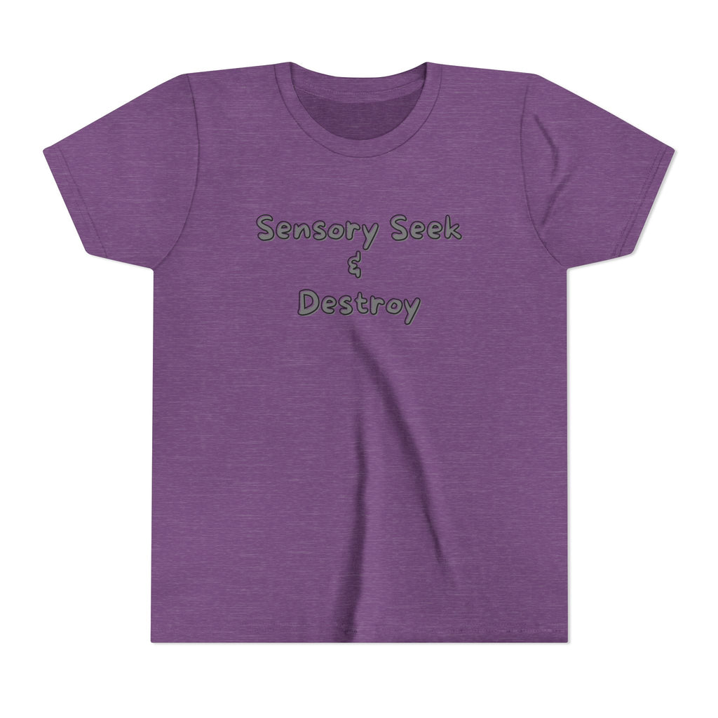 “Sensory Seek & Destroy” Youth Tee