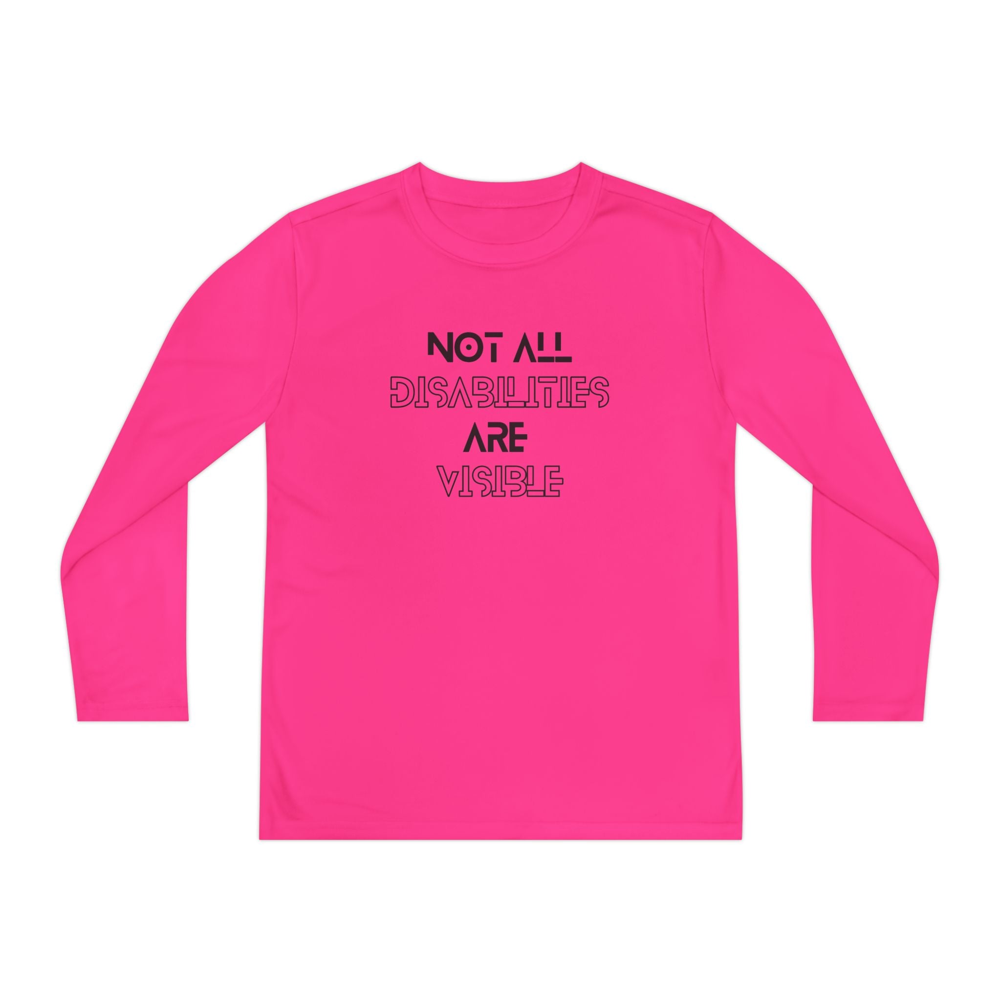 “Not All Disabilities Are Visible” Youth Long Sleeve
