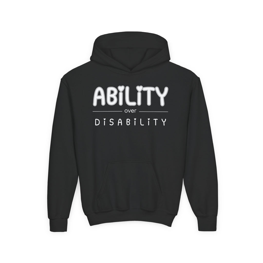 “Ability Over Disability” Youth Hoodie