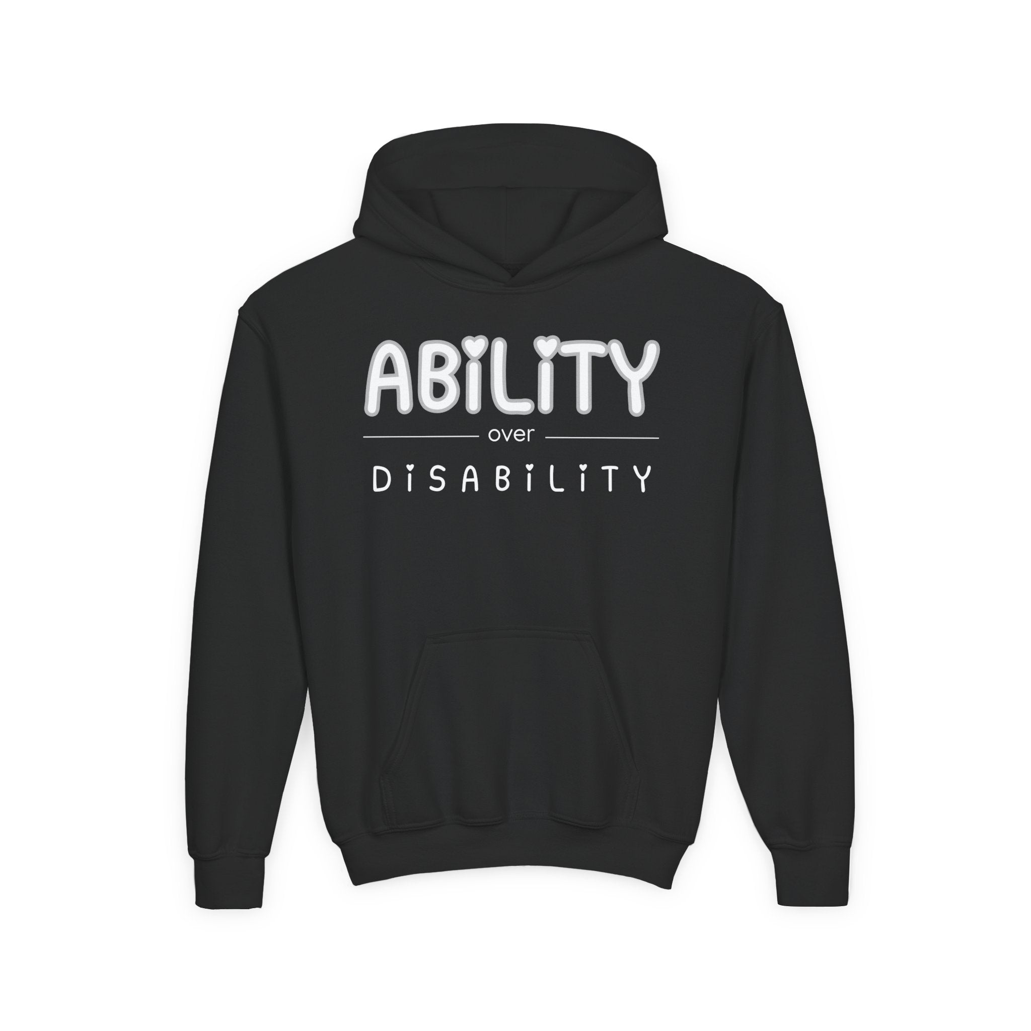 “Ability Over Disability” Youth Hoodie