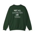 “Not All Disabilities Are Visible” Men’s Sweater