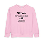 "Not All Disabilities Are Visible" Toddler Sweater