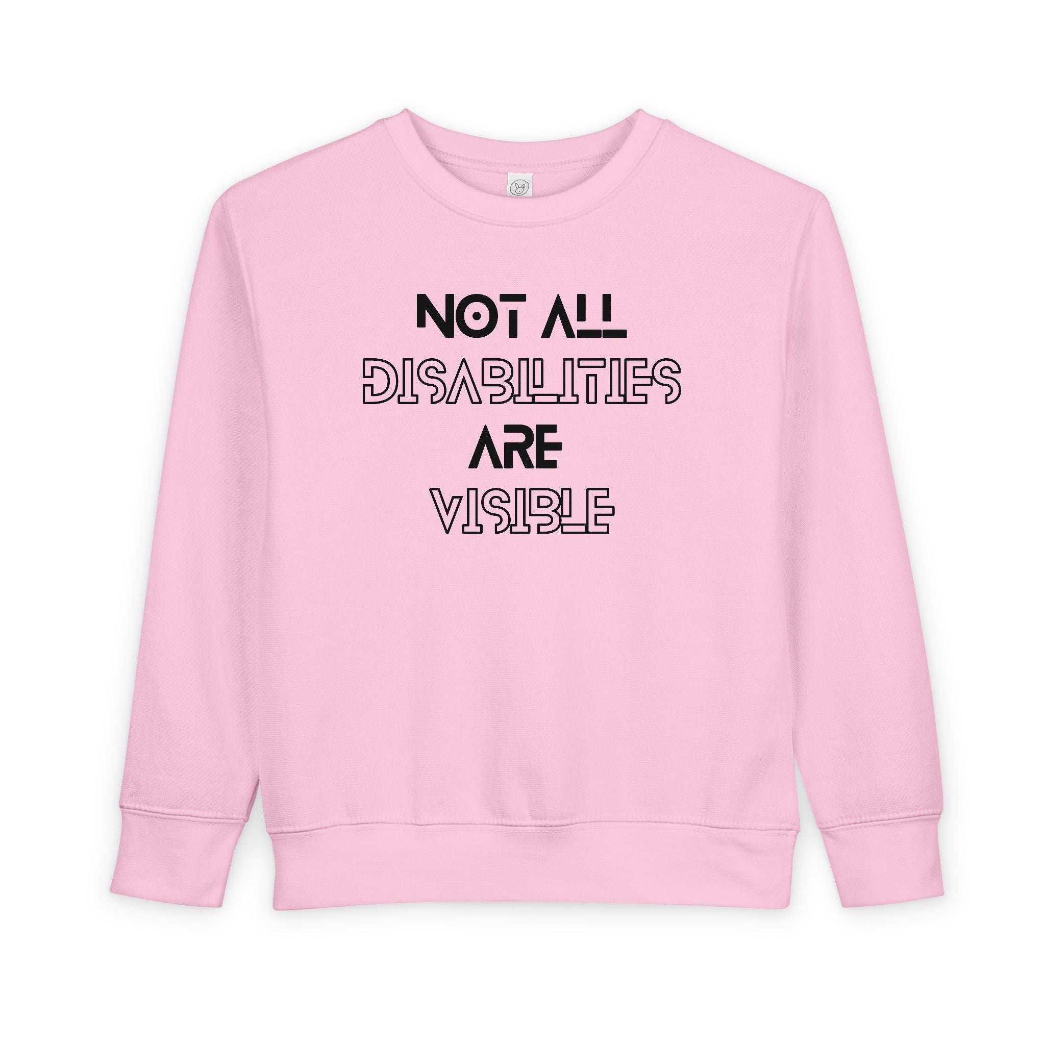 "Not All Disabilities Are Visible" Toddler Sweater
