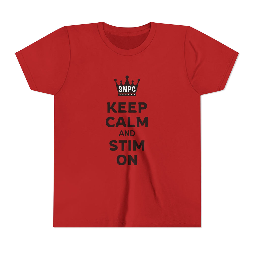 “Keep Calm & Stim On” Youth Tee