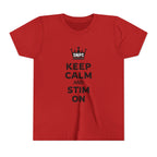 “Keep Calm & Stim On” Youth Tee