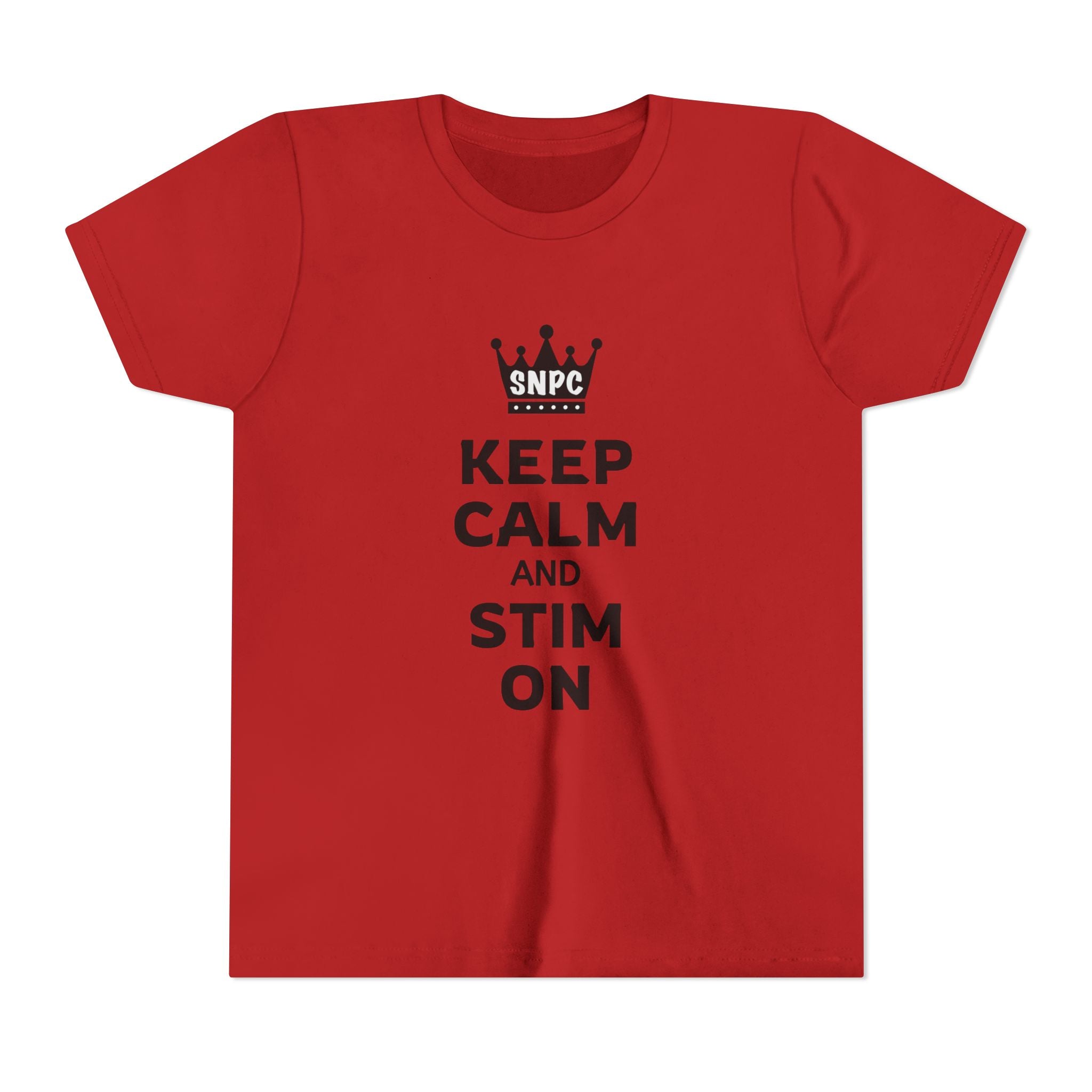 “Keep Calm & Stim On” Youth Tee