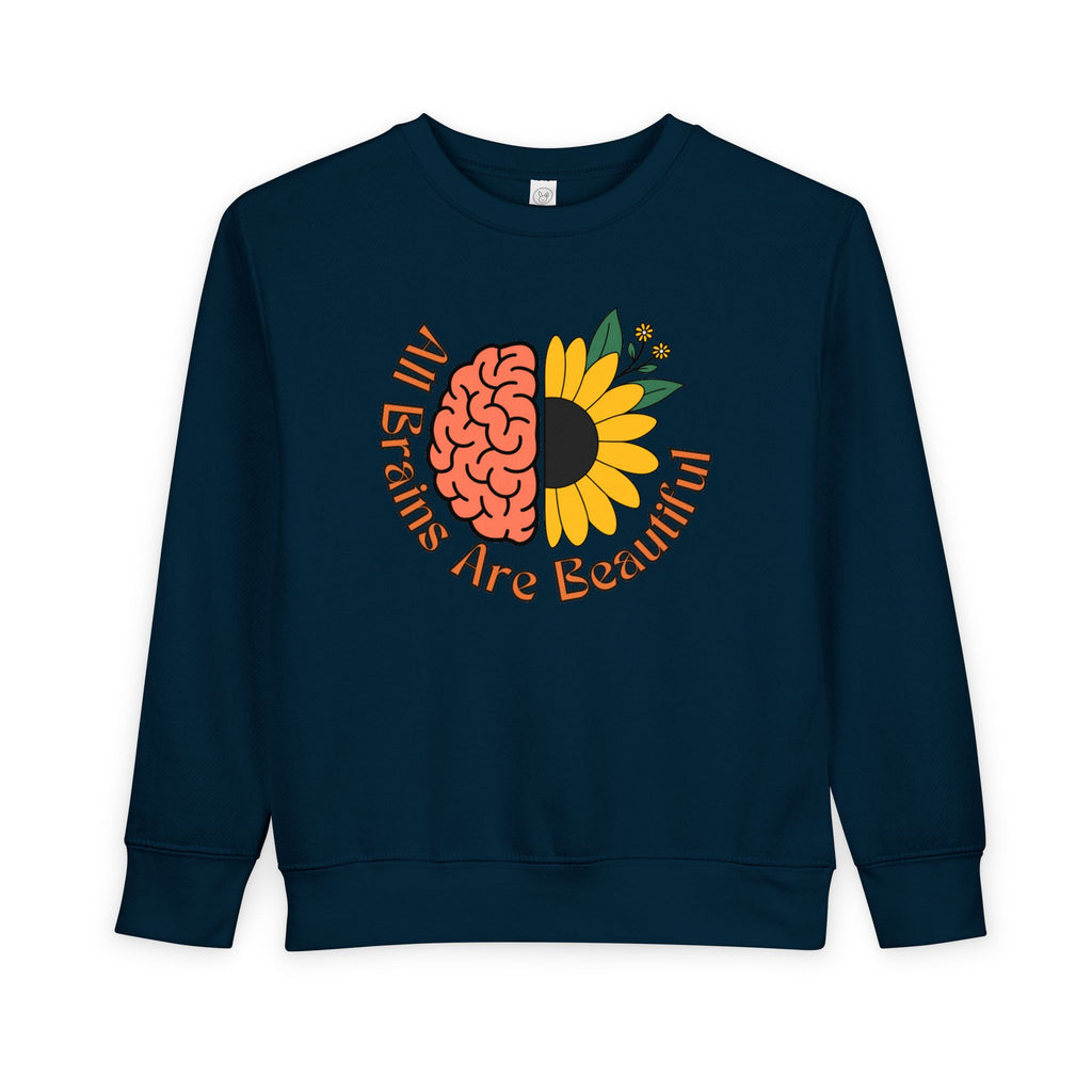 “All Brains Are Beautiful” Toddler Sweater