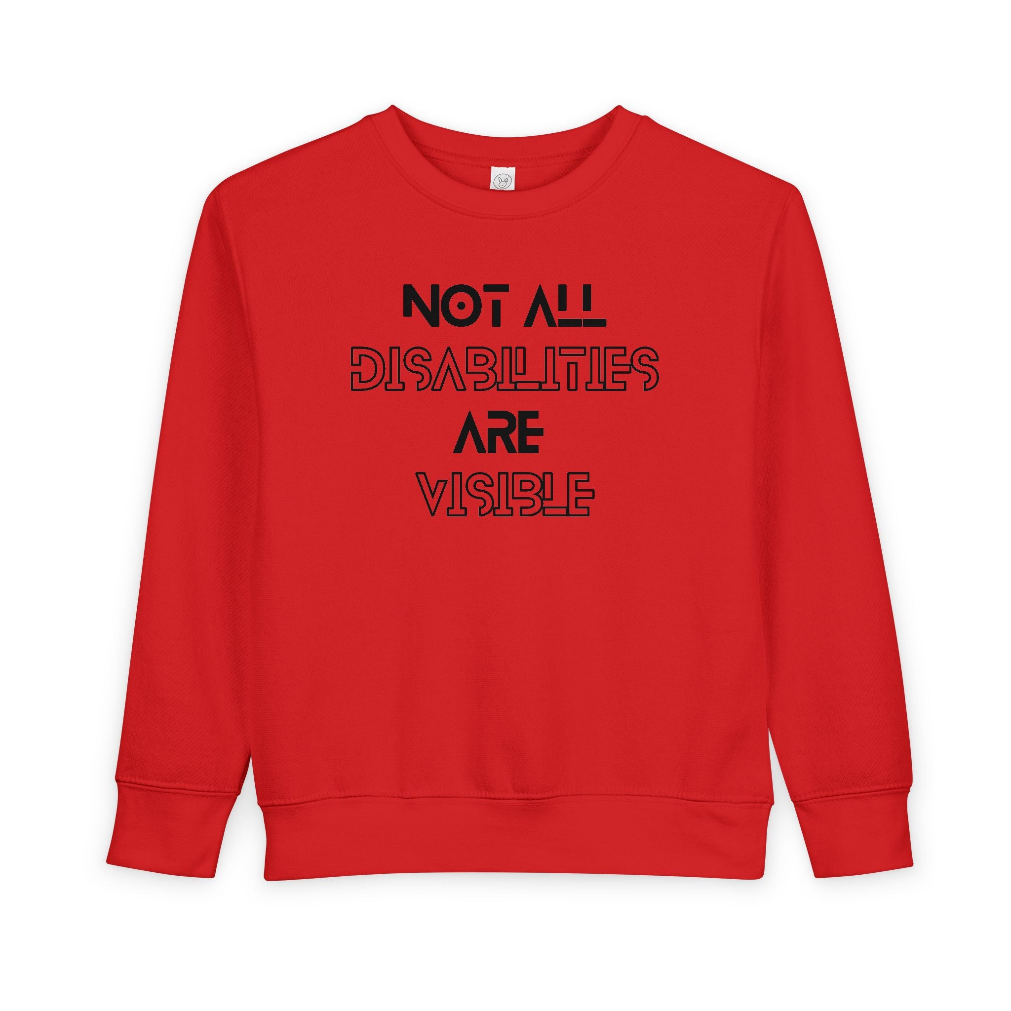 "Not All Disabilities Are Visible" Toddler Sweater