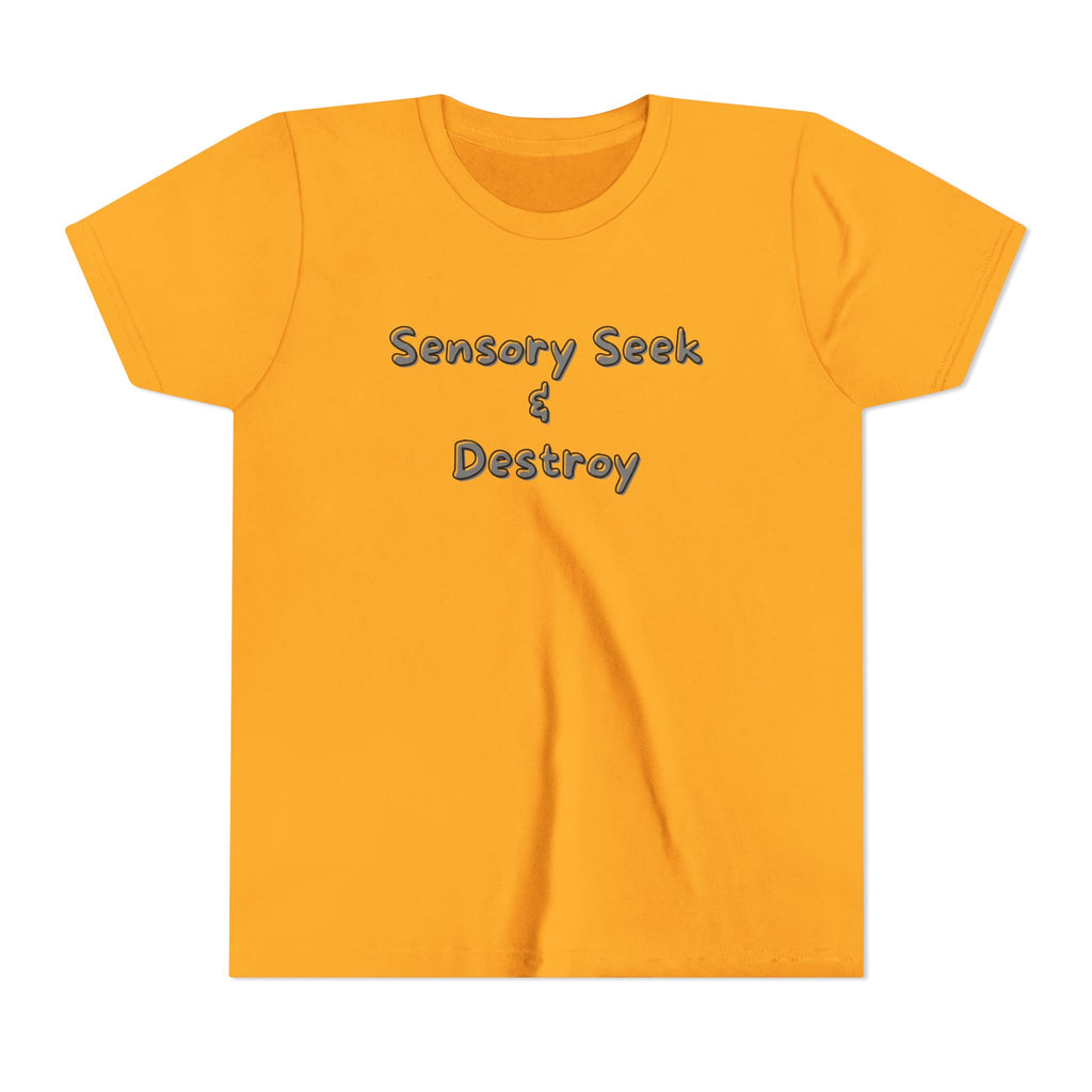 “Sensory Seek & Destroy” Youth Tee