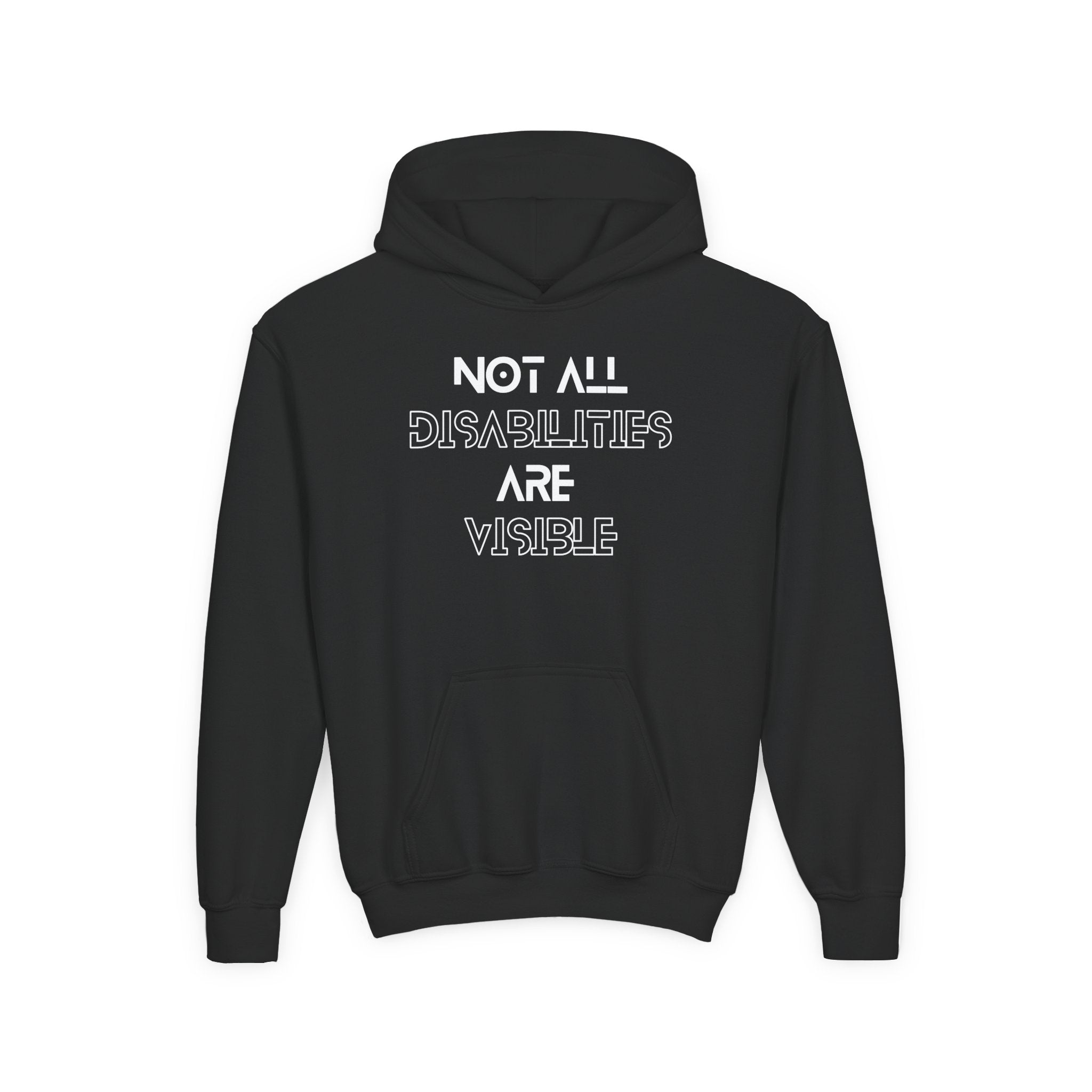 “Not All Disabilities Are Visible” Youth Hoodie