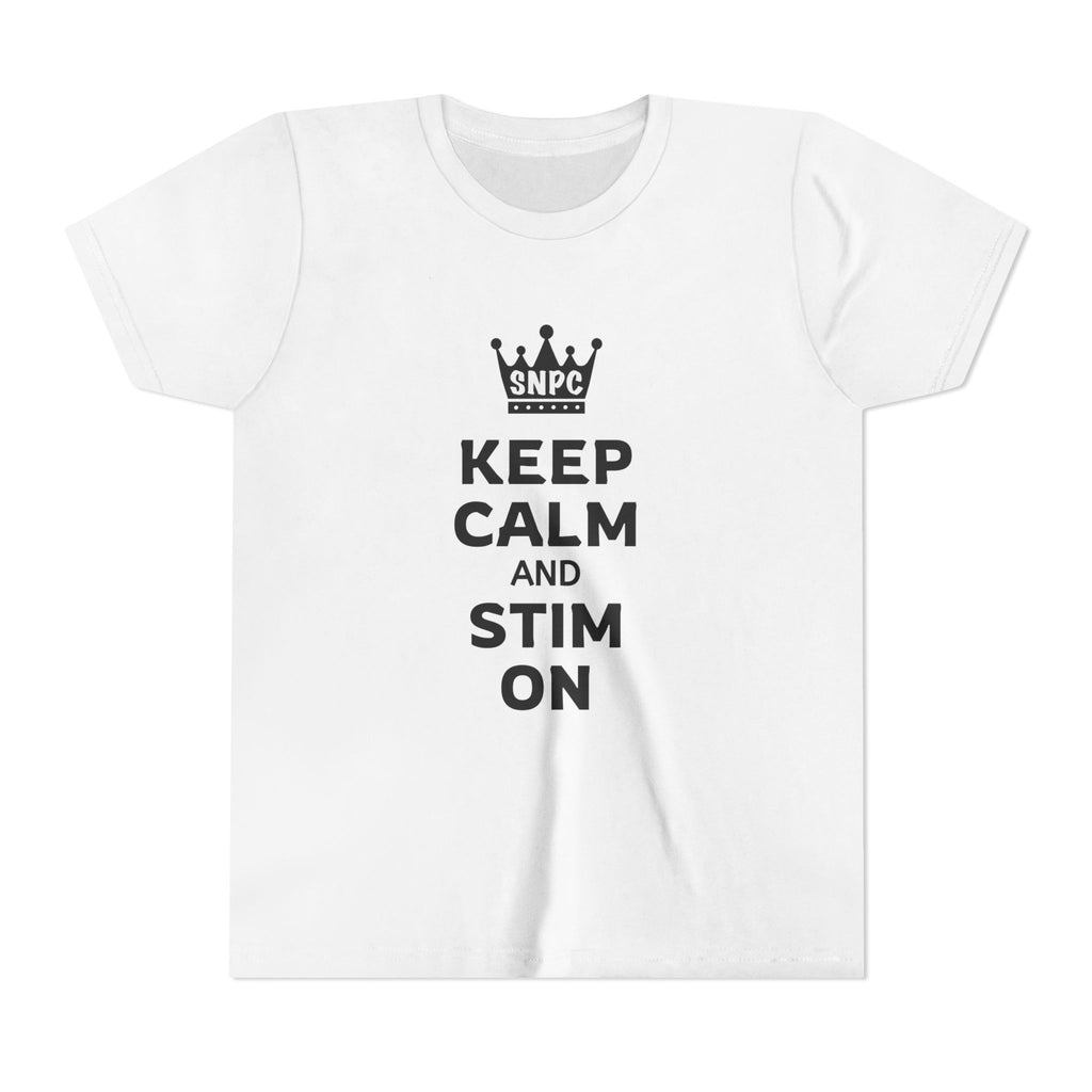 “Keep Calm & Stim On” Youth Tee