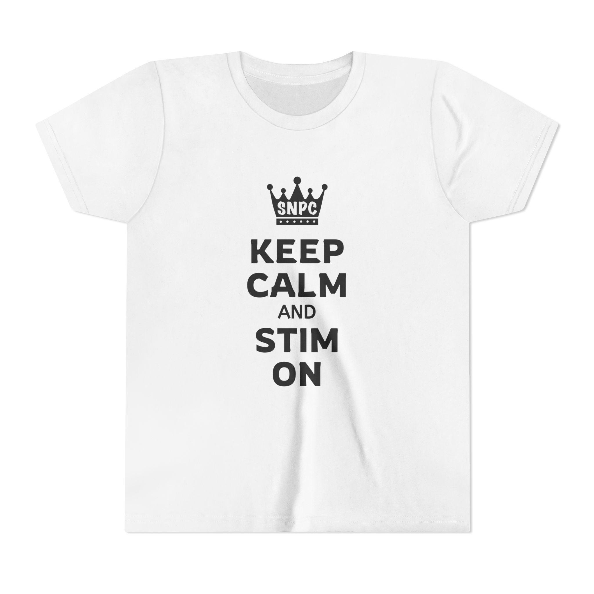 “Keep Calm & Stim On” Youth Tee
